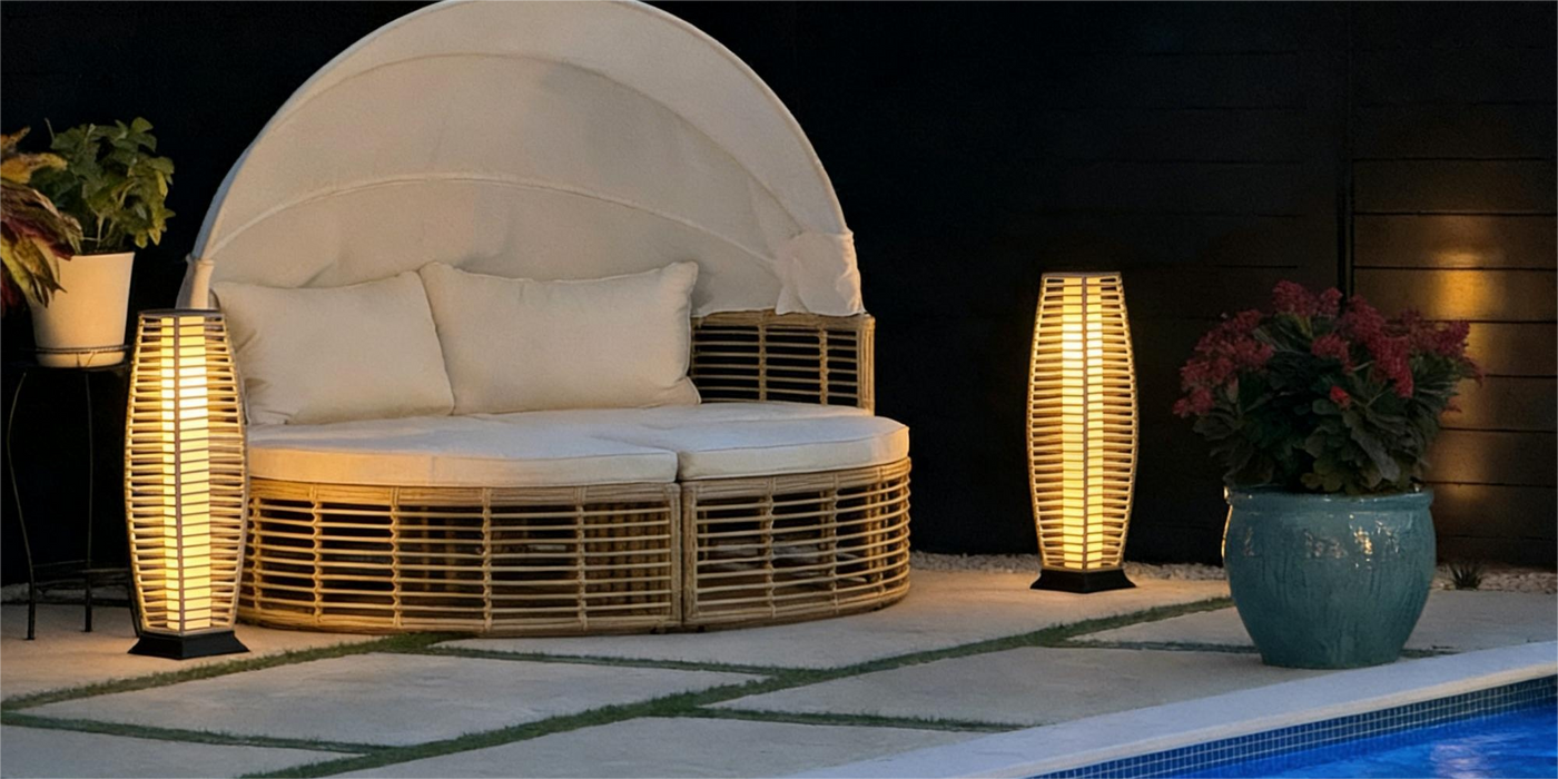 Warm Solar Lighting with a Relaxed Boho Look