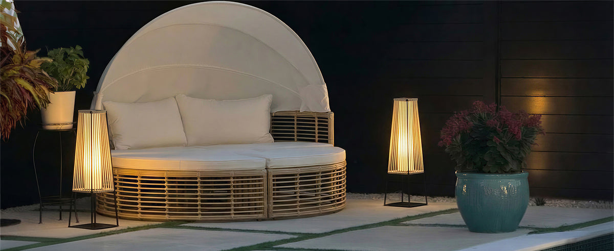 Outdoor Lighting Designed to Look Good Day and Night