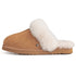 Women's Shearling Slippers Genuine Leather with Rubber Sole, Sheepskin Fuzzy Indoor Outdoor Shoes for Home(ORCA)