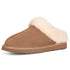 Women‘s Real Wool Slippers in Genuine Leather with Anti-Slip Rubber Sole, Warm Indoor Outdoor Shoes with Memory Foam - Cozy Slip-On for Women in Soft Wool(DOFIDA)