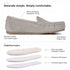 PARFEYING Women's Australian Sheepskin Moccasin Slip-On Slippers