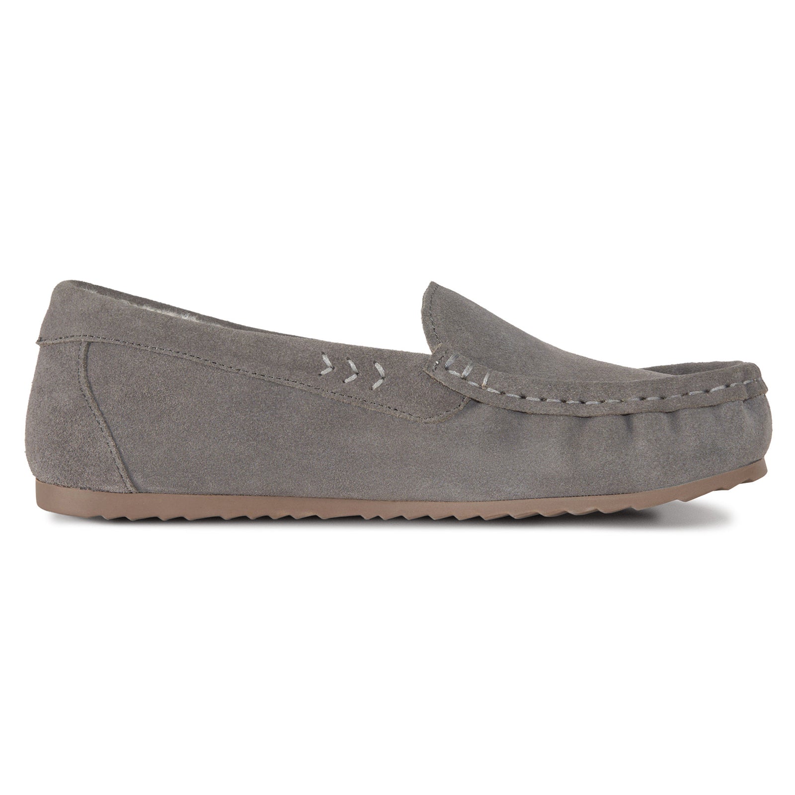 PARFEYING Women's Australian Sheepskin Moccasin Slip-On Slippers