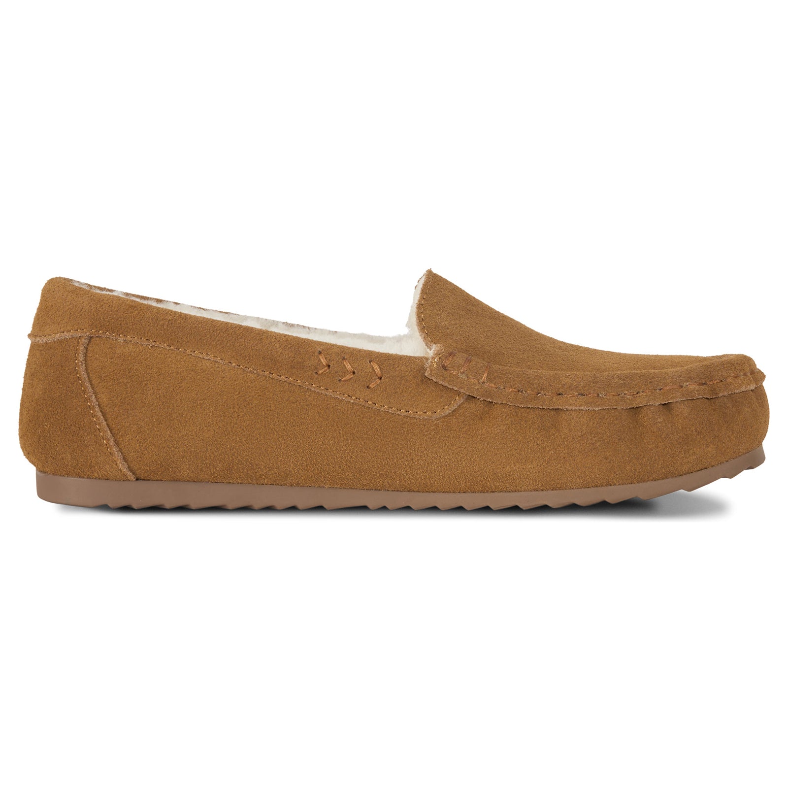 PARFEYING Women's Australian Sheepskin Moccasin Slip-On Slippers