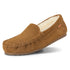 PARFEYING Women's Australian Sheepskin Moccasin Slip-On Slippers