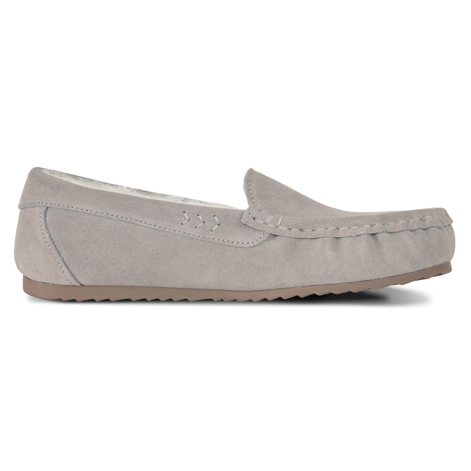 PARFEYING Women's Australian Sheepskin Moccasin Slip-On Slippers