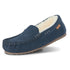 PARFEYING Women's Australian Sheepskin Moccasin Slip-On Slippers