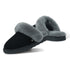 PARFEYING Women's Cozy Australian Sheepskin Suede Scuff Slippers