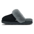 PARFEYING Women's Cozy Australian Sheepskin Suede Scuff Slippers
