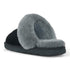 PARFEYING Women's Cozy Australian Sheepskin Suede Scuff Slippers