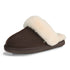 PARFEYING Women's Cozy Australian Sheepskin Suede Scuff Slippers