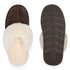 PARFEYING Women's Cozy Australian Sheepskin Suede Scuff Slippers