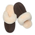 PARFEYING Women's Cozy Australian Sheepskin Suede Scuff Slippers