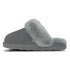 PARFEYING Women's Cozy Australian Sheepskin Suede Scuff Slippers