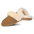 PARFEYING Women's Cozy Australian Sheepskin Suede Scuff Slippers