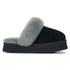 PARFEYING Women's Australian Sheepskin Suede Platform Slippers