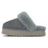 PARFEYING Women's Australian Sheepskin Suede Platform Slippers