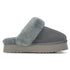 PARFEYING Women's Australian Sheepskin Suede Platform Slippers