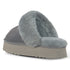 PARFEYING Women's Australian Sheepskin Suede Platform Slippers