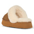 PARFEYING Women's Australian Sheepskin Suede Platform Slippers