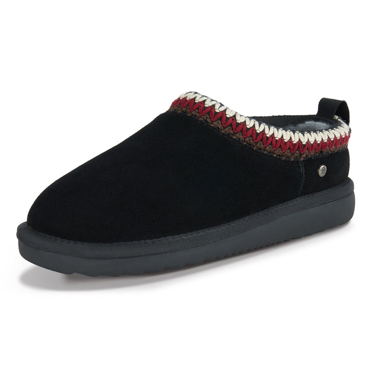 PARFEYING Women's Australian Sheepskin Suede Slip-On Clog Slippers
