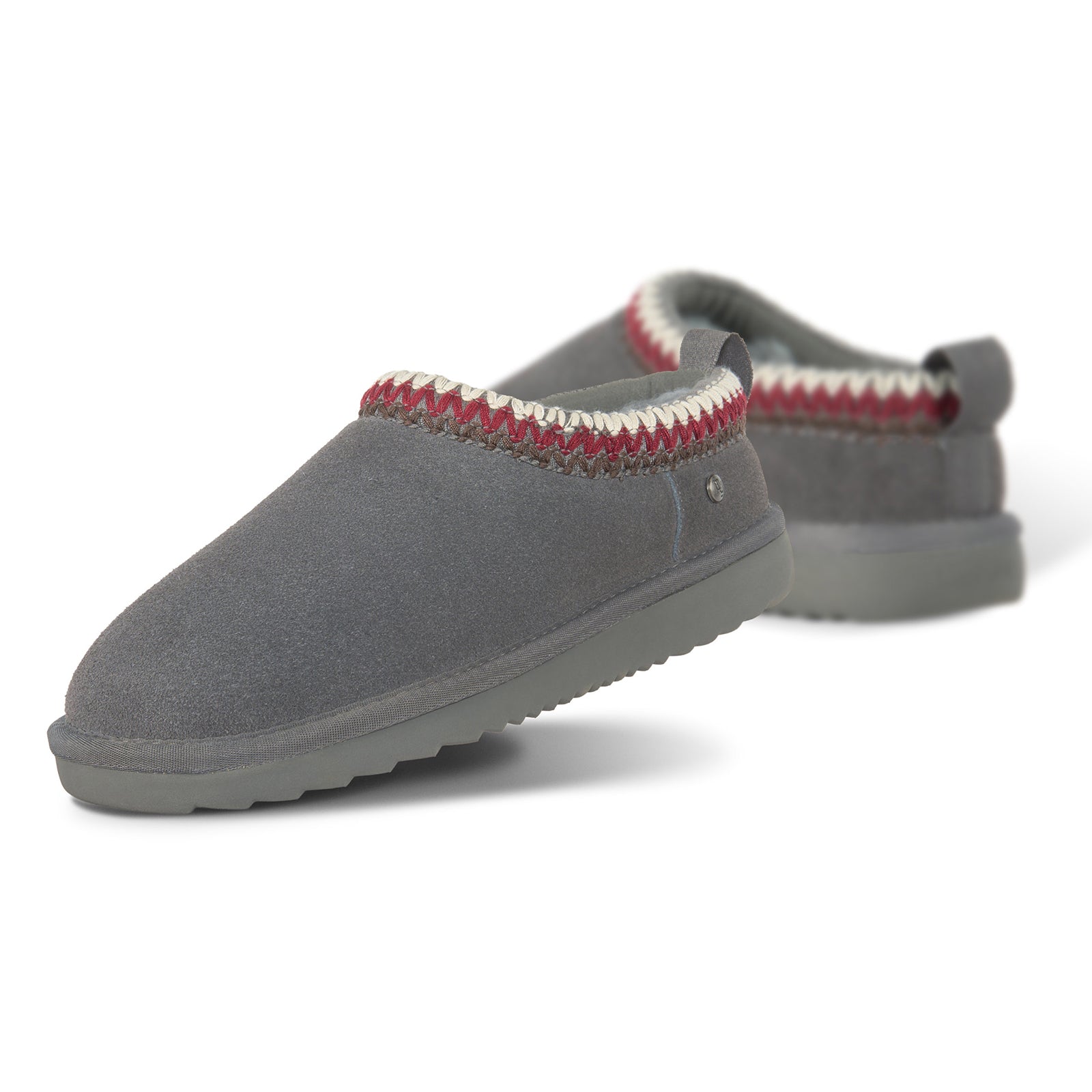 PARFEYING Women's Australian Sheepskin Suede Slip-On Clog Slippers