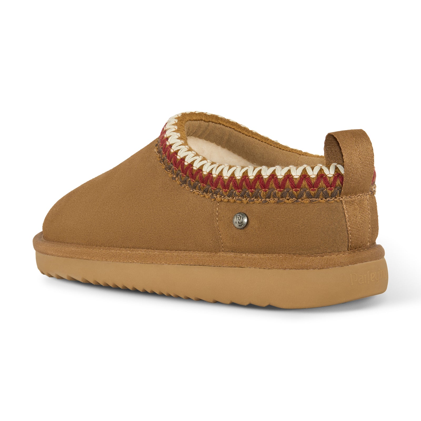 PARFEYING Women's Australian Sheepskin Suede Slip-On Clog Slippers