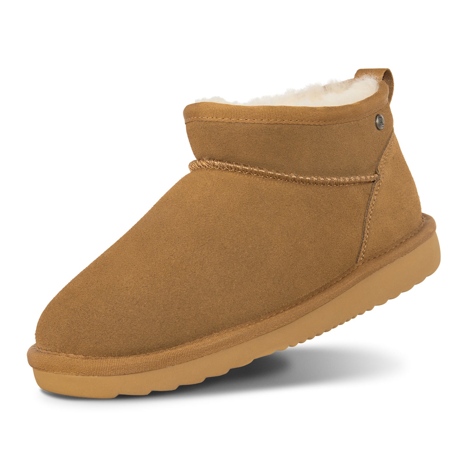 PARFEYING Women's Australian Sheepskin Water-Resistant Mini Boots