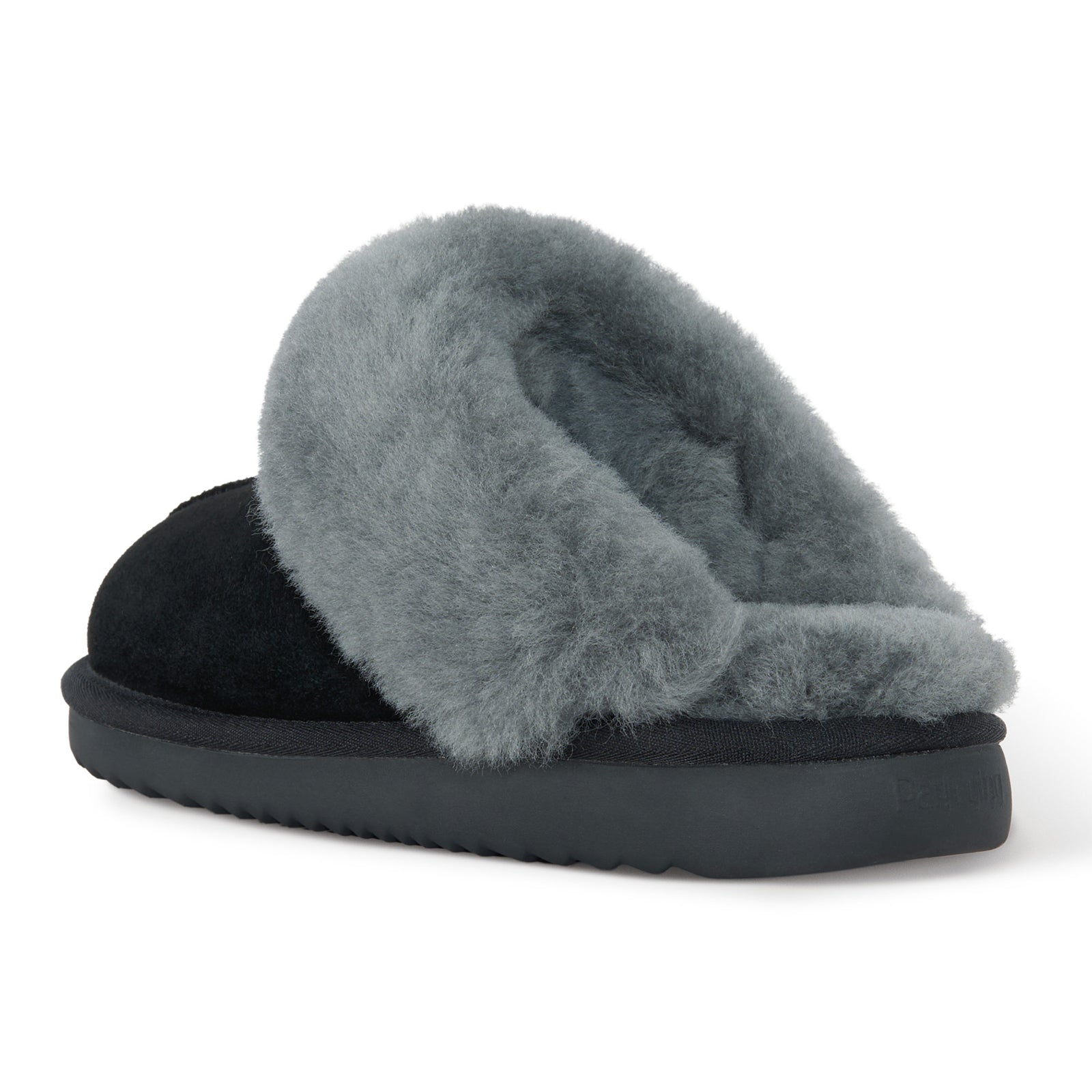 PARFEYING Women's Australian Sheepskin Suede Slip-On Clog Slippers
