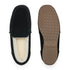 PARFEYING Men's Cozy Australian Sheepskin Suede Moccasin Slippers