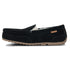 PARFEYING Men's Cozy Australian Sheepskin Suede Moccasin Slippers