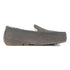 PARFEYING Men's Cozy Australian Sheepskin Suede Moccasin Slippers