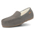 PARFEYING Men's Cozy Australian Sheepskin Suede Moccasin Slippers