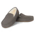 PARFEYING Men's Cozy Australian Sheepskin Suede Moccasin Slippers