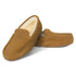 PARFEYING Men's Cozy Australian Sheepskin Suede Moccasin Slippers