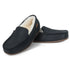 PARFEYING Men's Cozy Australian Sheepskin Suede Moccasin Slippers