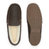 PARFEYING Men's Cozy Australian Sheepskin Suede Moccasin Slippers