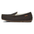 PARFEYING Men's Cozy Australian Sheepskin Suede Moccasin Slippers