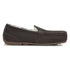 PARFEYING Men's Cozy Australian Sheepskin Suede Moccasin Slippers