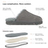 PARFEYING Men's Australian Sheepskin Suede Backless Scuff Slippers