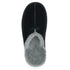 PARFEYING Men's Australian Sheepskin Suede Backless Scuff Slippers
