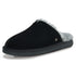 PARFEYING Men's Australian Sheepskin Suede Backless Scuff Slippers