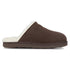PARFEYING Men's Australian Sheepskin Suede Backless Scuff Slippers