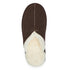 PARFEYING Men's Australian Sheepskin Suede Backless Scuff Slippers