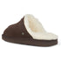 PARFEYING Men's Australian Sheepskin Suede Backless Scuff Slippers