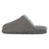 PARFEYING Men's Australian Sheepskin Suede Backless Scuff Slippers