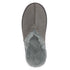 PARFEYING Men's Australian Sheepskin Suede Backless Scuff Slippers