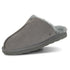 PARFEYING Men's Australian Sheepskin Suede Backless Scuff Slippers