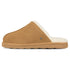 PARFEYING Men's Australian Sheepskin Suede Backless Scuff Slippers
