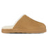 PARFEYING Men's Australian Sheepskin Suede Backless Scuff Slippers