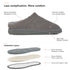 PARFEYING Men's Dense Australian Sheepskin Suede Slip-On Slippers